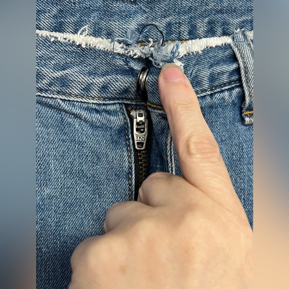 Rag & Bone Heathrow Cut Off Denim Mid Rise Jean Shorts W1907k273HEA size 27 - Picture 4 of 10